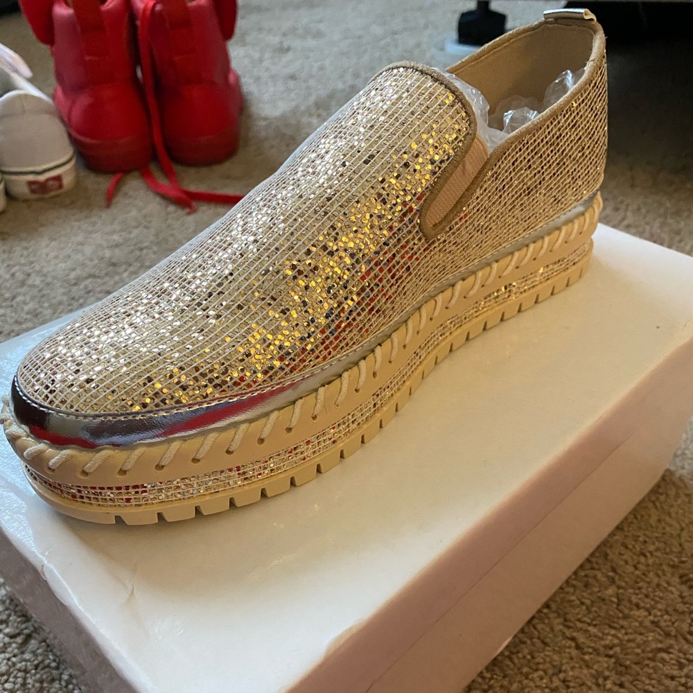 Gold slip on size 6 New!